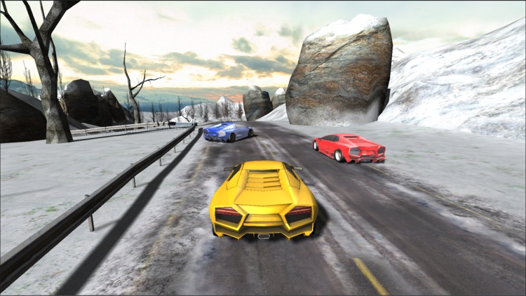 Car Racing Winter