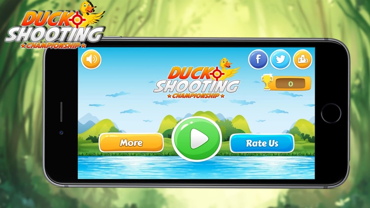 Duck Shooting Championship - Shoot Down the Moving Goose and Water Fowls in Fun 2D Shooting Game