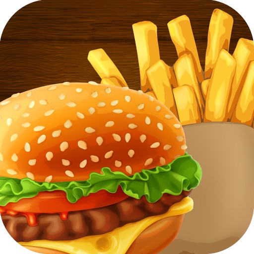 Burger Deluxe in Restaurant City King of Dash Slots Icon