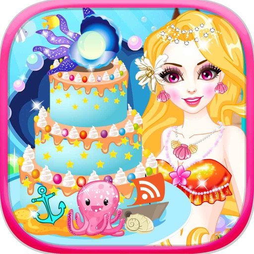 Mermaid Cafe Shop - Sweet Princess's Magical Dessert Castle,Kids Cooking,Fruit Recipe Funny Free Games Icon