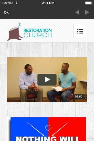 Restoration Church screenshot 2