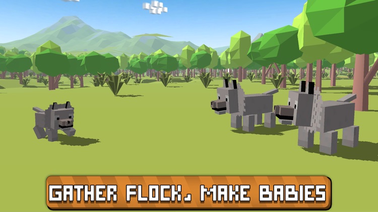 Blocky Wolf Simulator 3D