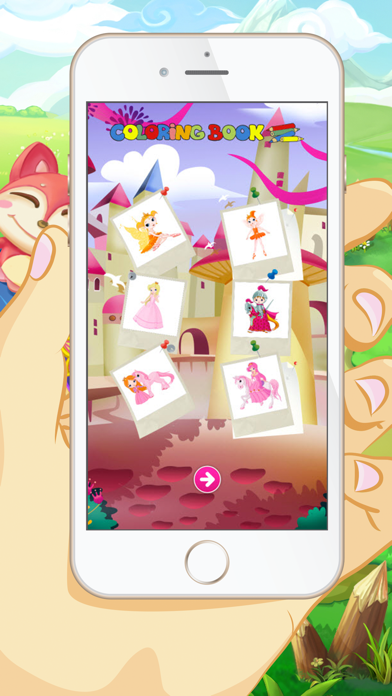 プリンセスぬりえ 子供と幼児のための教育のぬりえゲーム無料 Iphoneアプリ Applion
