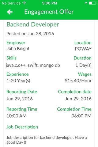 TempClick - Employee screenshot 4