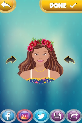 Flower Crown Hair Salon – Blossom Photo Editor With Floral Hairstyles & Head Accessories screenshot 3
