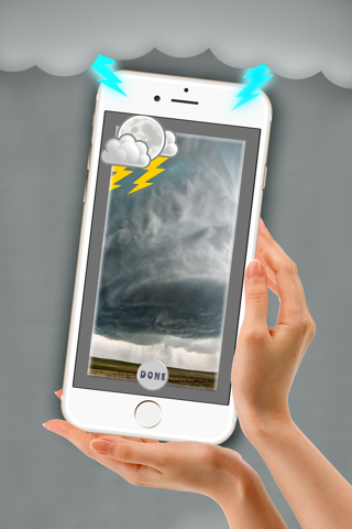 Thunder-Storm Wallpaper – Cool Lightning Lock-Screen & Dark Background Design.s screenshot 4