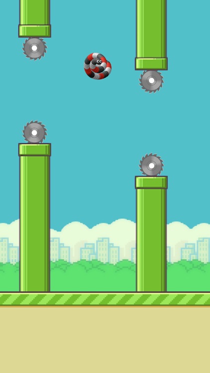 Flappy slither snake - Bird vs. worm.io in color dotz switch game