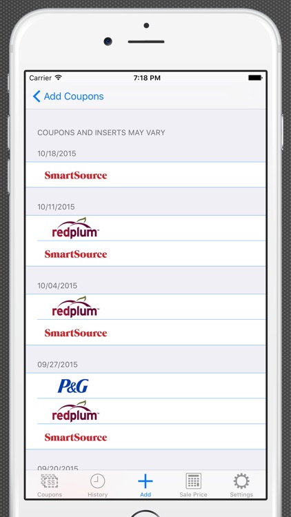 Track My Coupons - Scanner and Organizer