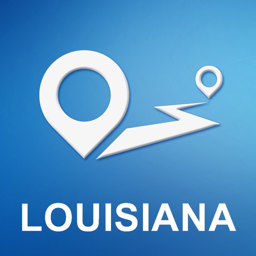 Louisiana, USA Offline GPS Navigation & Maps icon