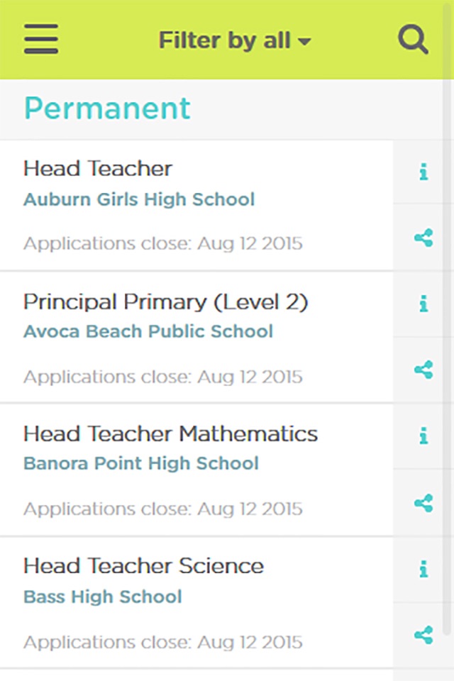 teach.NSW JobFeed Mobile screenshot 3