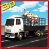 Wild Animal Transport Truck 3D