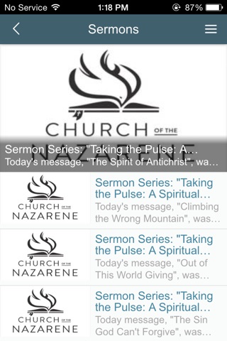 Faith Community Nazarene screenshot 2
