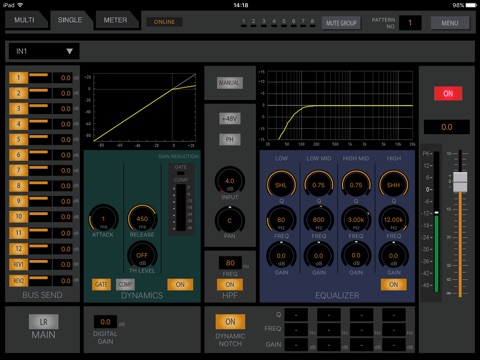 RAMSA Mixer screenshot 2