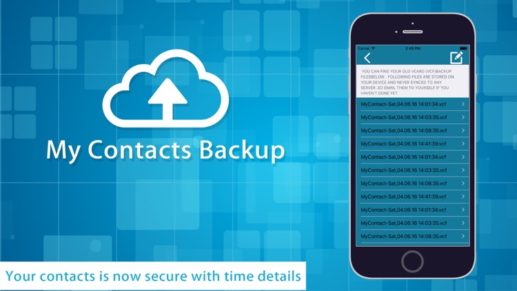My Contacts Manager-Backup and Manage your Contacts