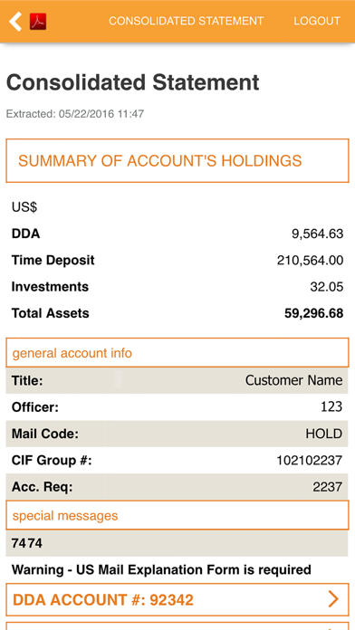 How to cancel & delete IDB Bank Consolidated Statement from iphone & ipad 4