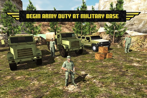 Army Truck Military Transport - Off Road Driving Duty screenshot 2