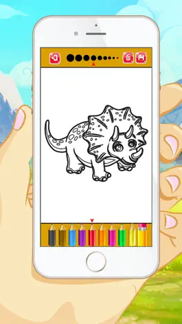 Game screenshot Dinosaur Coloring Book - Educational Coloring Games For kids and Toddlers hack