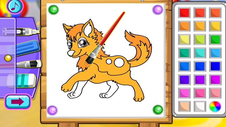 Pets Coloring- For Kids Learning Painting and Animals