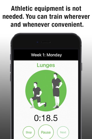 Lunges - workout for leg pro screenshot 2