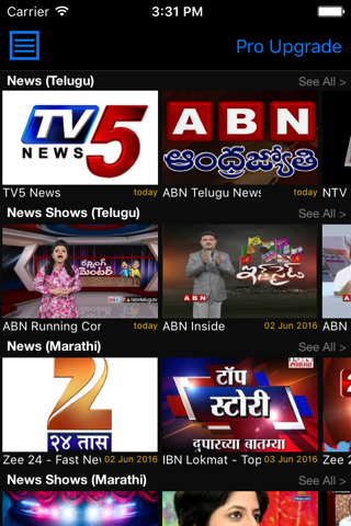 Arzu TV - News & Shows in Hindi, Tamil, Telugu & Marathi screenshot 2