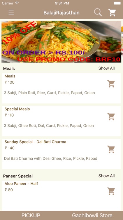 Balaji Rajasthan Food House screenshot-4