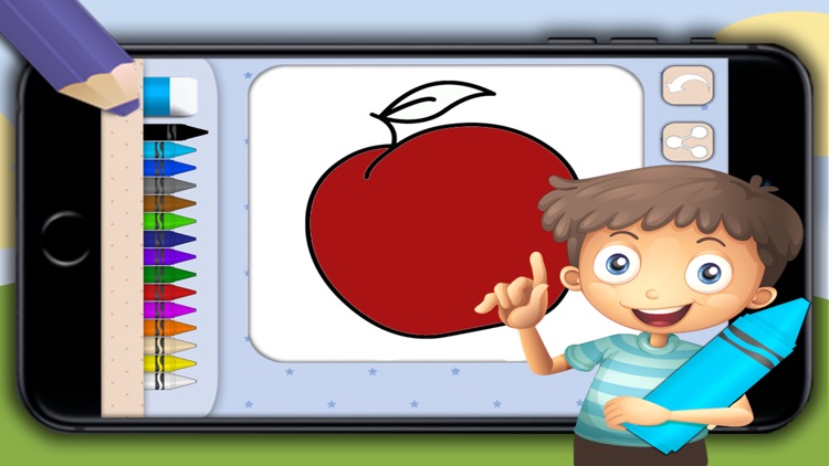 Coloring book for kids - pictures and drawings to paint with girls & boys color games