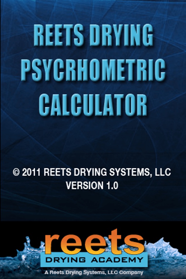 ReetsDryCalc - Reets Drying Psychrometric screenshot 2
