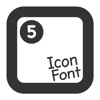 Foundation Icon Fonts 3 Cheatsheet - Icon Font with tagline
