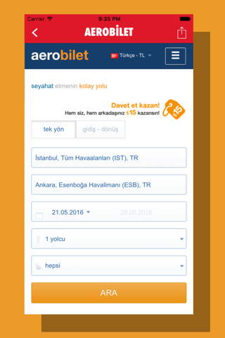 Uçak Bileti - Ucuza Bilet Satın Al & Uç screenshot 4