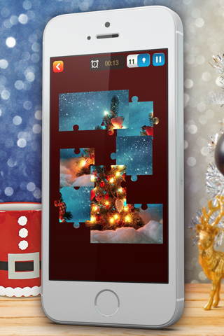 Merry Christmas Puzzles – Fun Holiday Jigsaw Puzzle Game.s For You screenshot 2