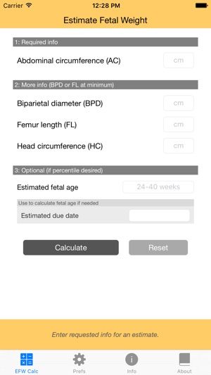 Fetal Weight Calculator - Estimate Weight and Growth Percent(圖1)-速報App