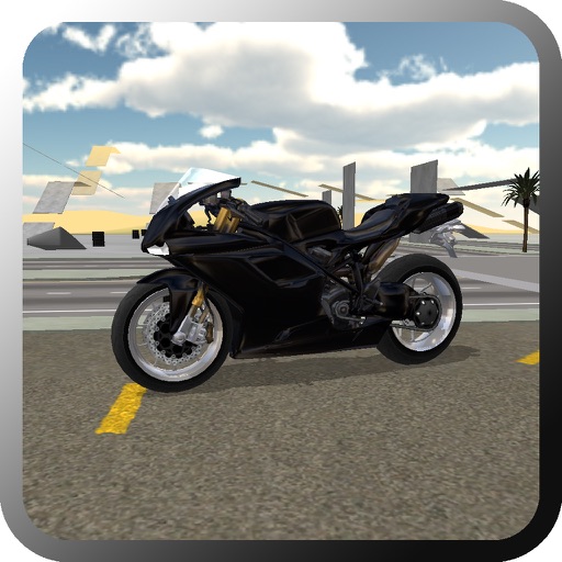 Fast Motorcycle Driver