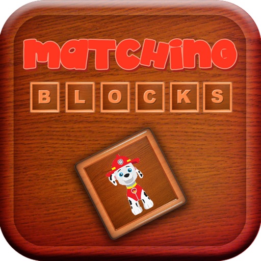 Matching Blocks Game: For Paw Patrol Edition