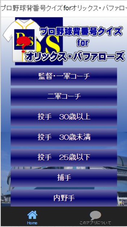 プロ野球背番号クイズ for オリックス・バファローズ