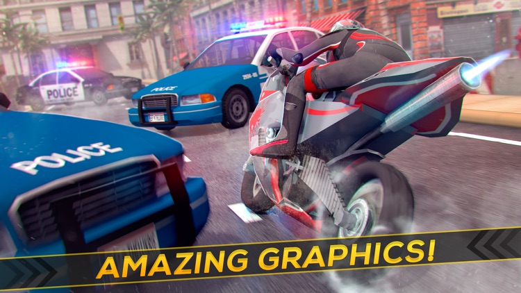 Extreme Motor Bike Cops Escape Racing Game For Pros