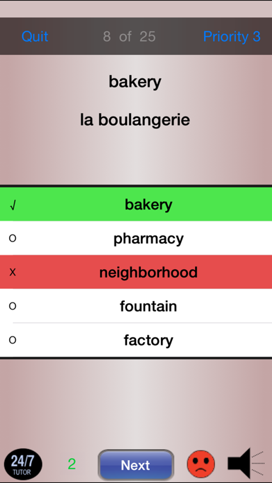 French Vocabulary 24/7 Screenshot 4