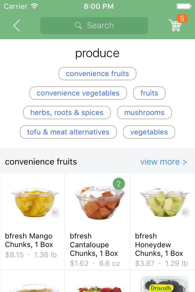 bfresh delivery screenshot 3