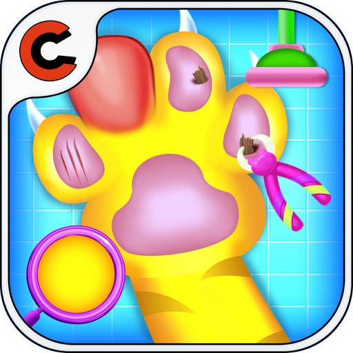 pet vet clinic Hand Surgery - Little Foot Doctor Games icon