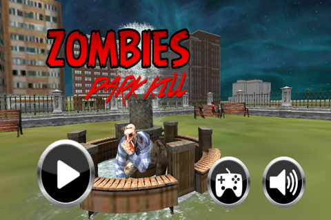Zombie Park Kill - sniper shooting games 2016 screenshot 2
