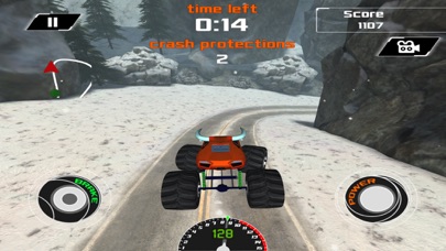 3D Monster Truck Snow Racing- Extreme Off-Road Winter Trials Driving Simulator Game Free VersionScreenshot of 1