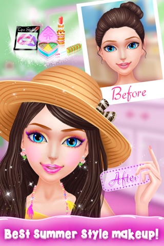 Summer Splash Pool Party Salon -  SPA, Makeup & Dressup Beauty Game for Girls screenshot 3