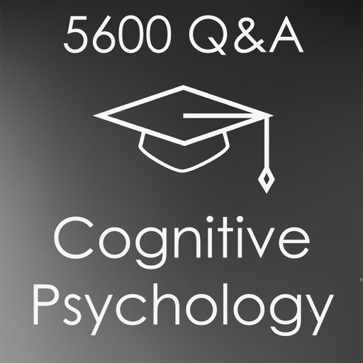 Cognitive Psychology: 5600 Flashcards study Notes & Quiz icon