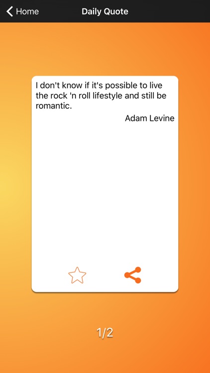 Daily Quotes - Adam Levine Version