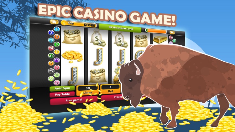 Wild Raging Buffalo Slot Machine Casino: Play Fun Vegas Style Huge Jackpots And Lucky Games!