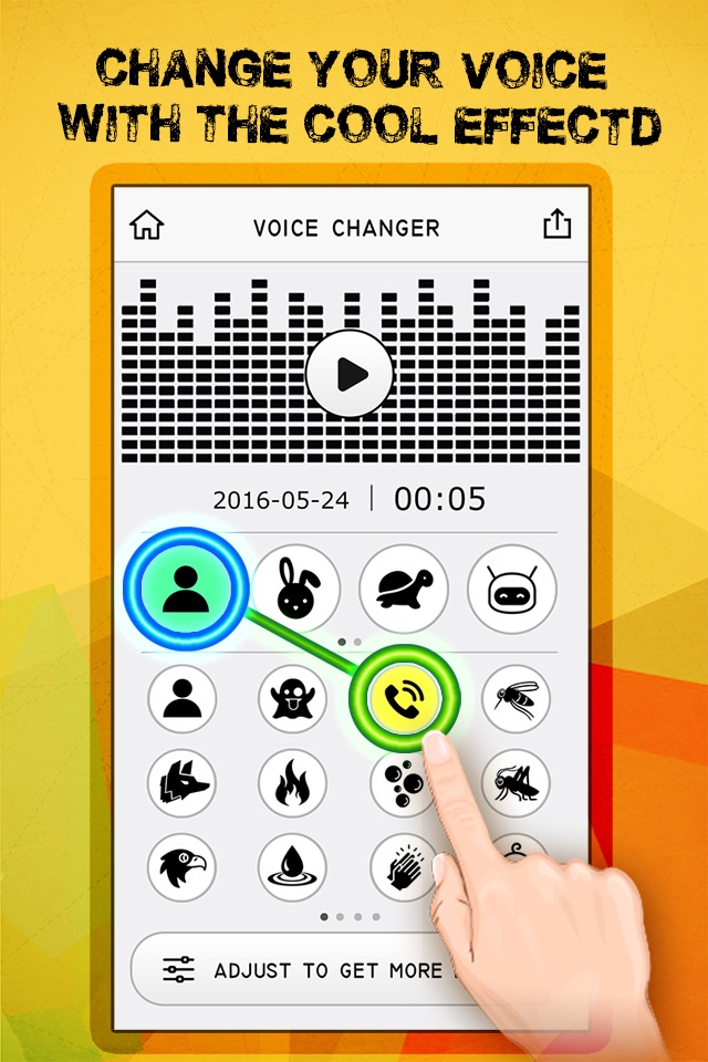 Voice Change.r FREE - The Audio Record.er & Phone Calls Play.er with Robot Machine Sound Effects screenshot 2
