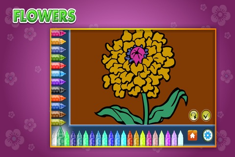 Coloring Book Flowers screenshot 4