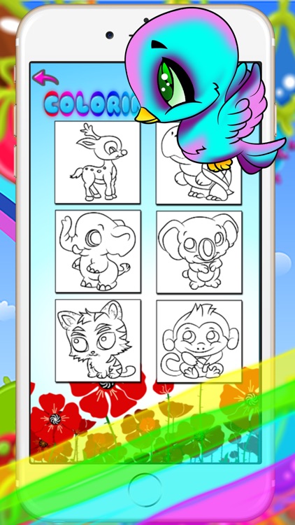 ABC ANIMALS COLORING BOOK - FREE DRAWING PAINTING FOR TODDLER AND KIDS screenshot-3