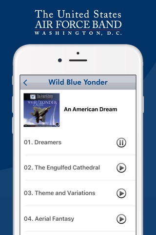 United States Air Force Band screenshot 2