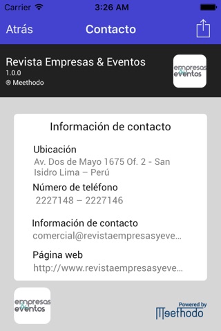 Revista Empresas & Eventos screenshot 2