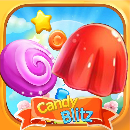 Candy Wizard Jelly Blitz-Match 3 puzzle crush game Icon